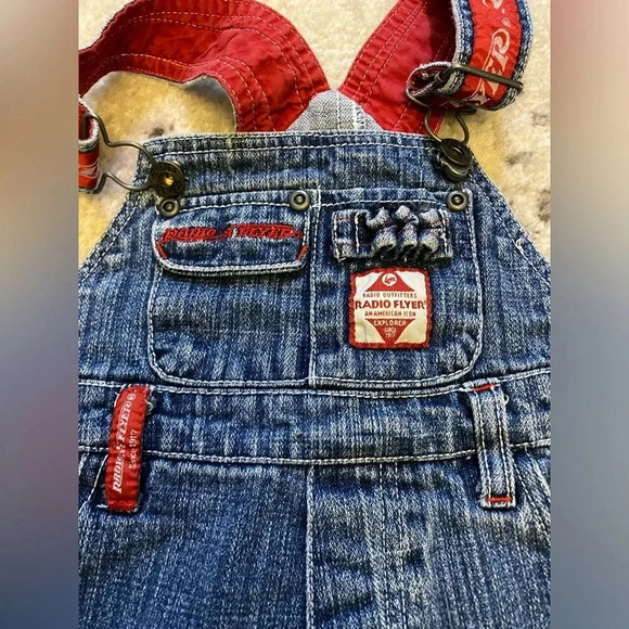 Radio Flyer - Vintage jean denim overalls - 18M - Picture 2 of 10